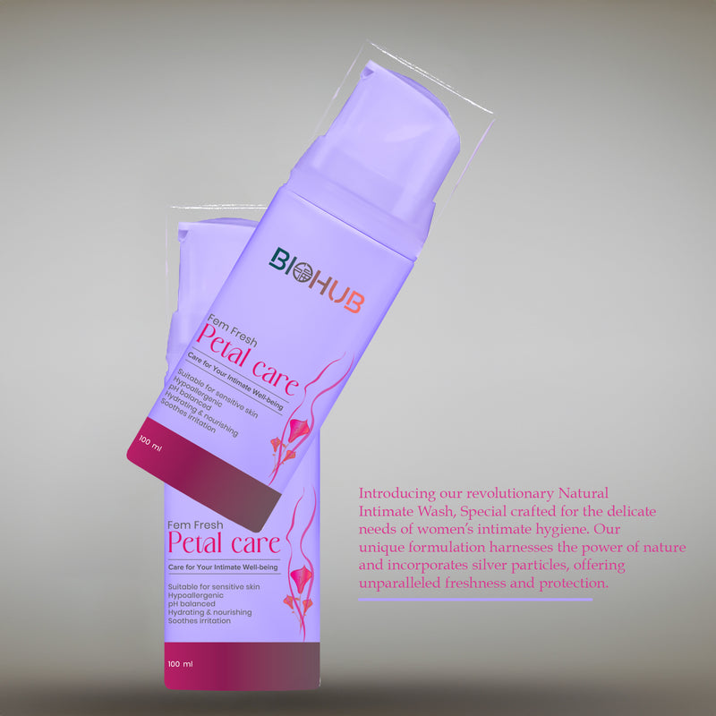 BIOHUB Petal Care | 100ml | Fem Fresh | 100% Natural, Plant-Based and Biodegradable Ingredients