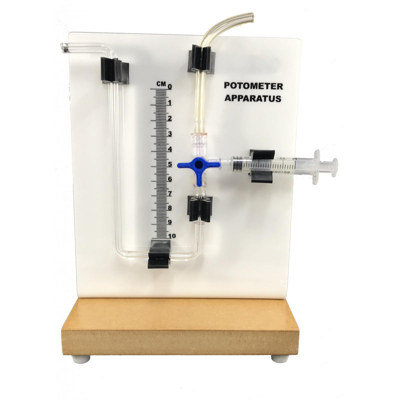 Potometer Apparatus | Transpiration Measurement Tool | Wooden Base