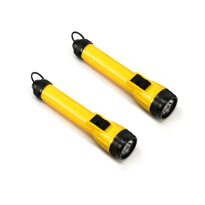 2Pcs | Handy LED Torch | Handheld Flashlight | AAA Batteries