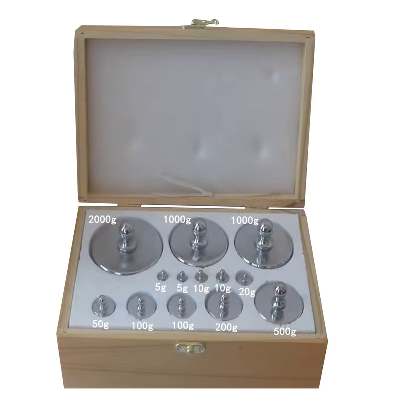 Series 1 Metal Weights Set | 13 Weights | Wooden Box