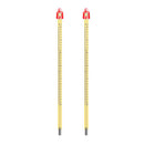 -20℃ to 110℃ Glass Yellow Mercury Thermometer + Protective Case