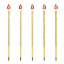 -20℃ to 110℃ Glass Yellow Mercury Thermometer + Protective Case