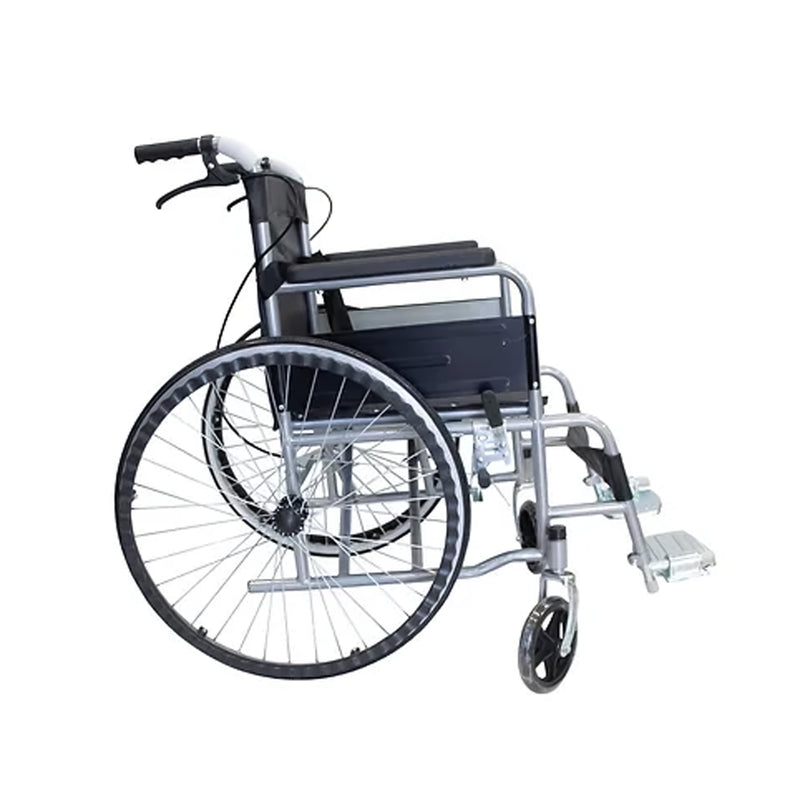 Standard Wheelchair | Black | 200 kg Weight Capacity