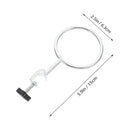 2Pcs Lab Retort Iron Clips with Support Stand Rings