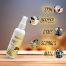 King Mariot Biohub Disinfectant Sanitizer Oud Nora Infused 100 ML Skin-Friendly Quick Dry Moisturizer