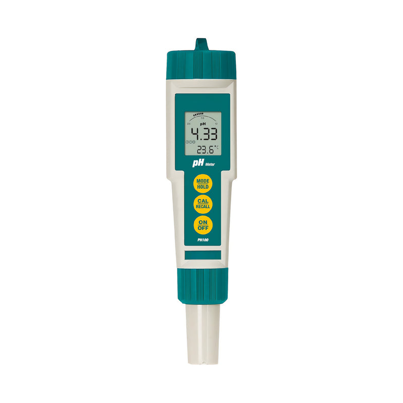 Waterproof pH Meter Model PH100 | Flat Surface Electrode