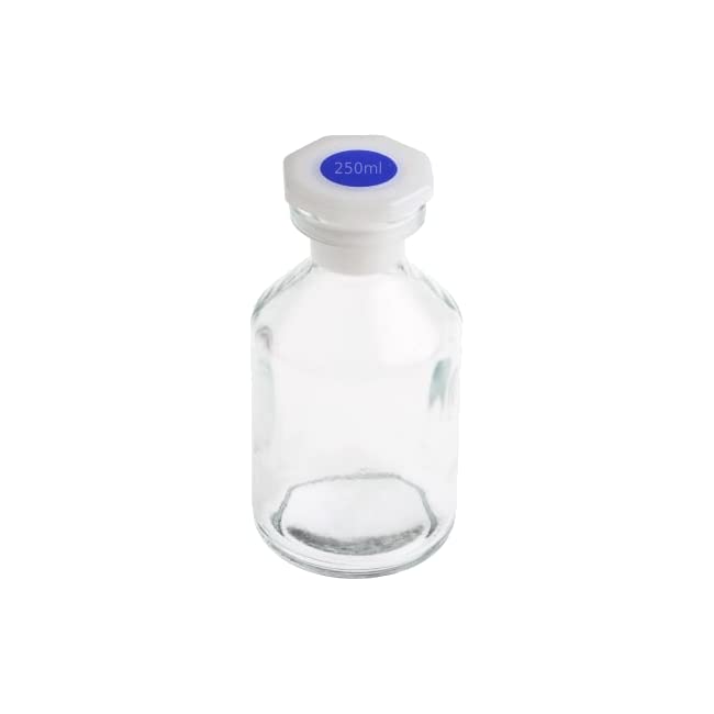 Set of 4 Heavy Duty Reagent Bottle Pack 1000ml, 500ml, 250ml, 100ml Capacity High Grade Borosilicate 3.3