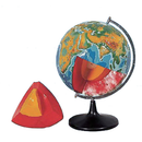 3D Global Model Showing Earth Internal Structure