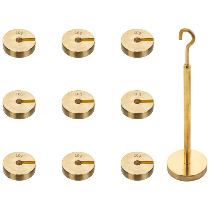 Heavy Duty Slotted Weight Brass Set
