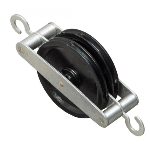 Double Plastic Pulley in parallel