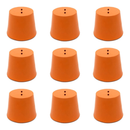 Set of 9 Heavy Duty Stoppers, 1 Hole on Top & 2 Holes on Bottom