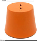 Set of 9 Heavy Duty Stoppers, 1 Hole on Top & 2 Holes on Bottom