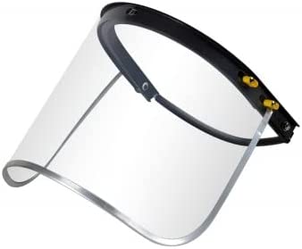 Heavy Duty Face Visor with Bracket Protection Kit Aluminum Frame