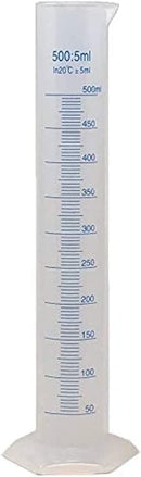 Set of 4 Heavy Duty Graduated Plastic Cylinder