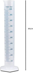 Set of 4 Heavy Duty Graduated Plastic Cylinder