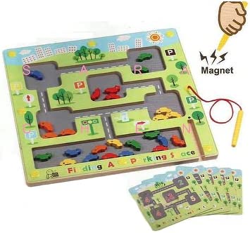 Finding a Parking Space Wooden Board Game Activity
