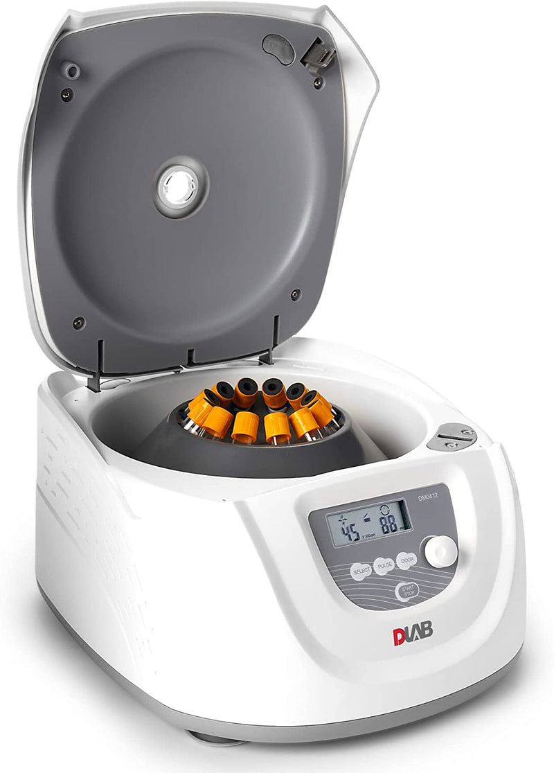 DM0412 300-4500rpm High Speed LCD Digital Clinical Centrifuge with A12-10P Rotor and A10P15 & A10P15 Adapter Plug