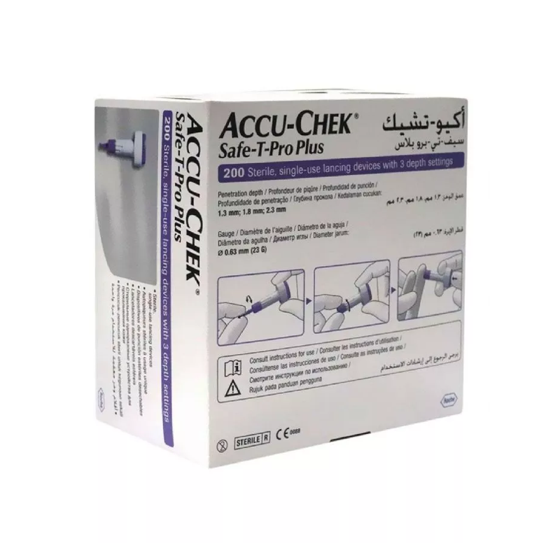Accu-Chek Safe T Pro Plus BS Lancets 200's