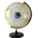 Clear Acrylic Tall Celestial Star Globe