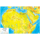 Arab World Map Physical