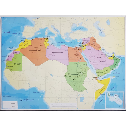Arabian Nation Map Political
