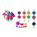 Set of 51 Pcs Circle Fraction Set
