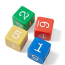 Colored Numbered Dice Set
