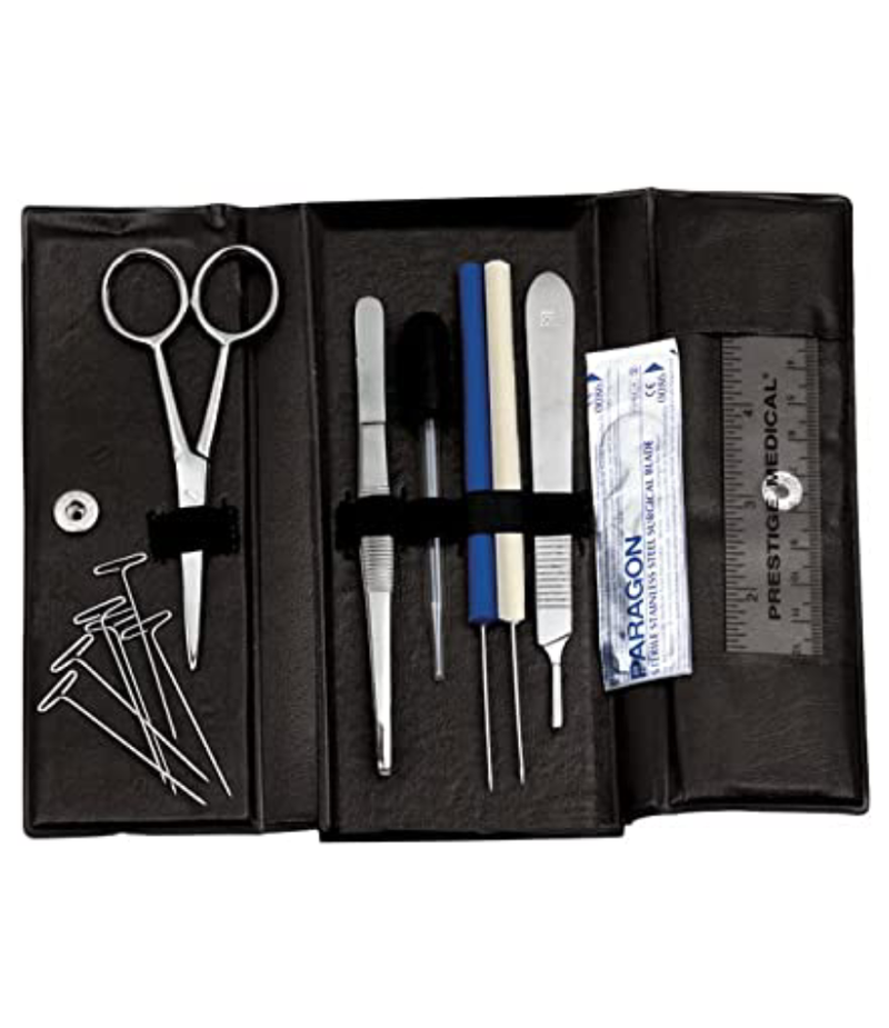 Complete Dissecting Set Leatherette Case