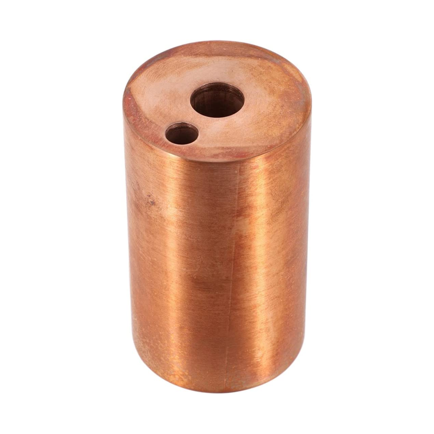 Calorimeter Block Copper Metal Block Calorimeter Drilled with 2 Holes