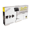 Deluxe Metal Adjustable & Perforated Music Desk Stand Kit