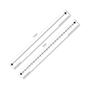 Pack of 10 Double Sided Empty Number Lines