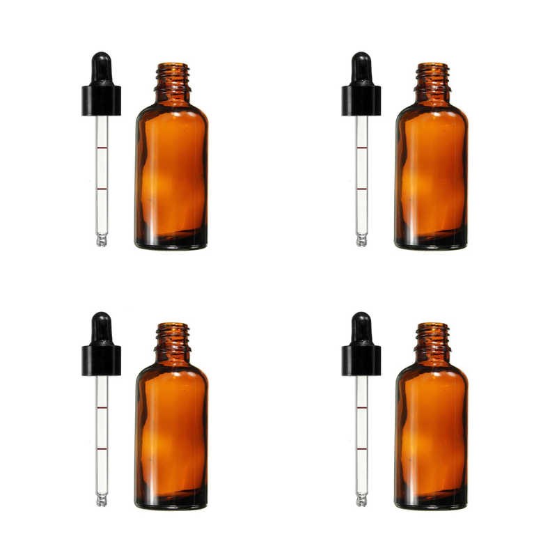 Pack of 4 Laboratory Dropping Bottle