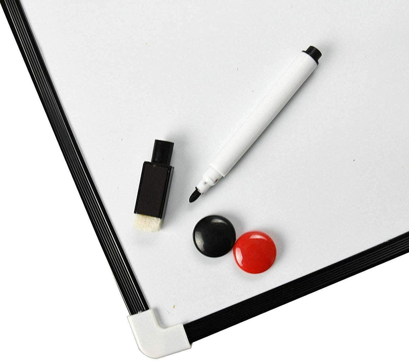 Dry Erase Metallic Magnetic Whiteboard With Wiper