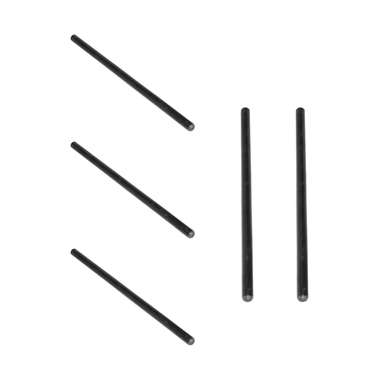 Friction Rods Pack of 5 Heavy Duty Ebonite Friction Rod