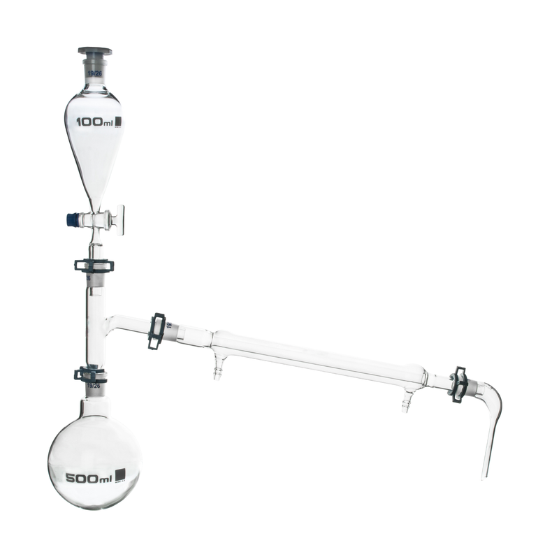 All-in-1 Borosilicate 3.3 Heavy Duty Distilling Apparatus Glassware Apparatus | 19/26 Joint Sizes
