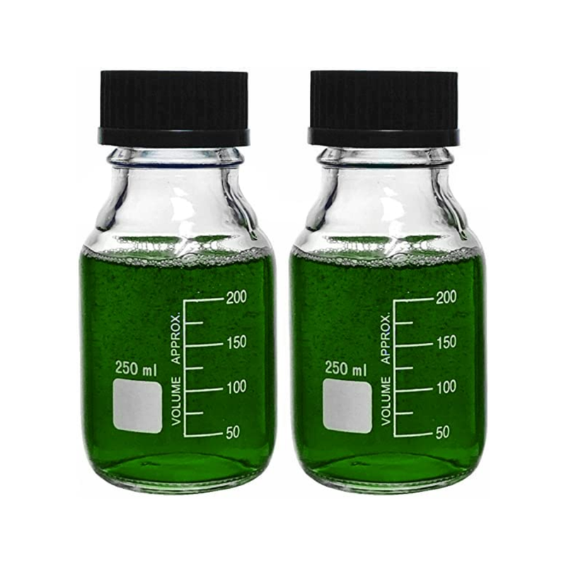 Glass Round Storage Reagent Bottle