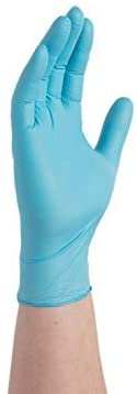 Blue Nitrile Gloves, Medium 100 Pcs