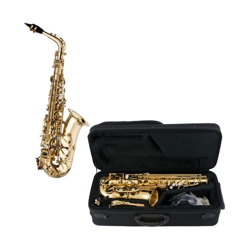 Griffin Deluxe Brass Saxophone Kit Gold Lacquer