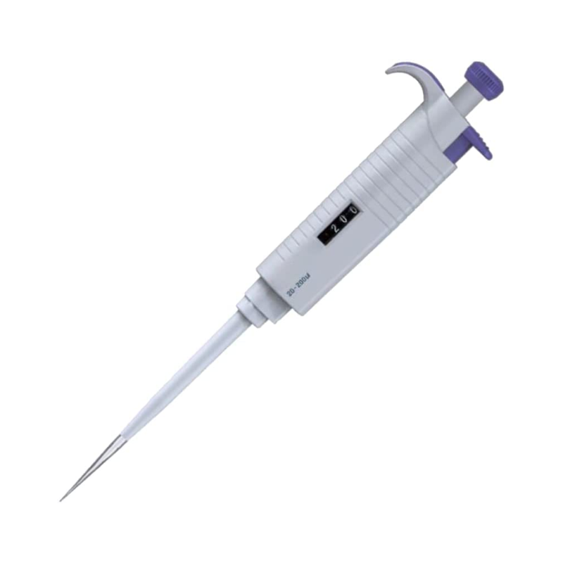 High Performance Single Channel Pipettor 20-200ul Volume Pipette