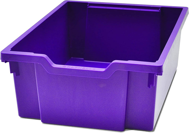Industrial & Utility Bins Pack of 6 (Plum Purple Color)