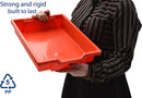 Industrial & Utility Bins Pack of 8 (Flame Red Color)