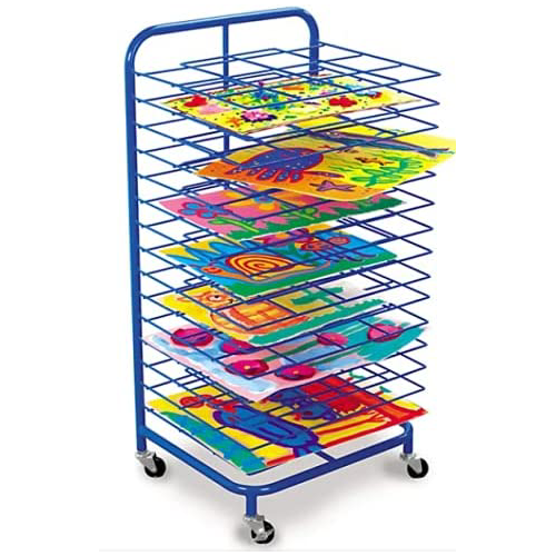 Double-Space Mobile Drying Rack