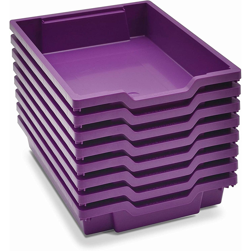 Industrial & Utility Bins Pack of 8 (Plum Purple)