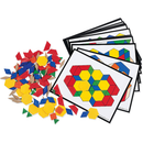 Learning Resources Pattern Block Activity Pack, 142 pcs, Set of 1