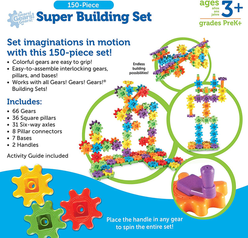 Learning Resources Gears! Gears! Gears! Super Building Toy Set