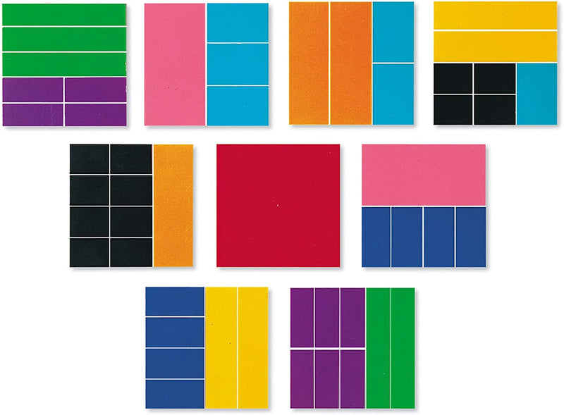 Learning Resources Deluxe Rainbow Fraction Squares