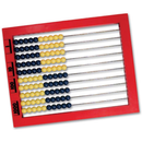 2-Color Desktop Abacus, Red Frame