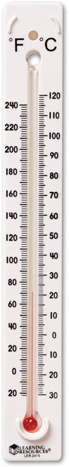 Learning Resources Boiling Point Pack of 10 Thermometers (Mercury-Free Liquid!)
