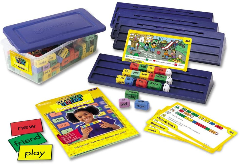 Learning Resources Reading Rods Sentences Kit