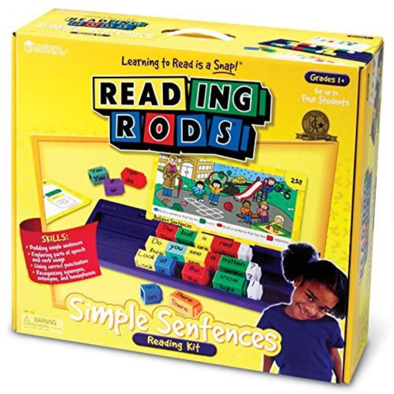 Sentences Kit Learning Resources Reading Rods Sentences Kit